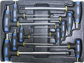 Набор Т-образных шестгранных ключей с пластиковой рукояткой 10пр. в ложементе в Пятигорске
